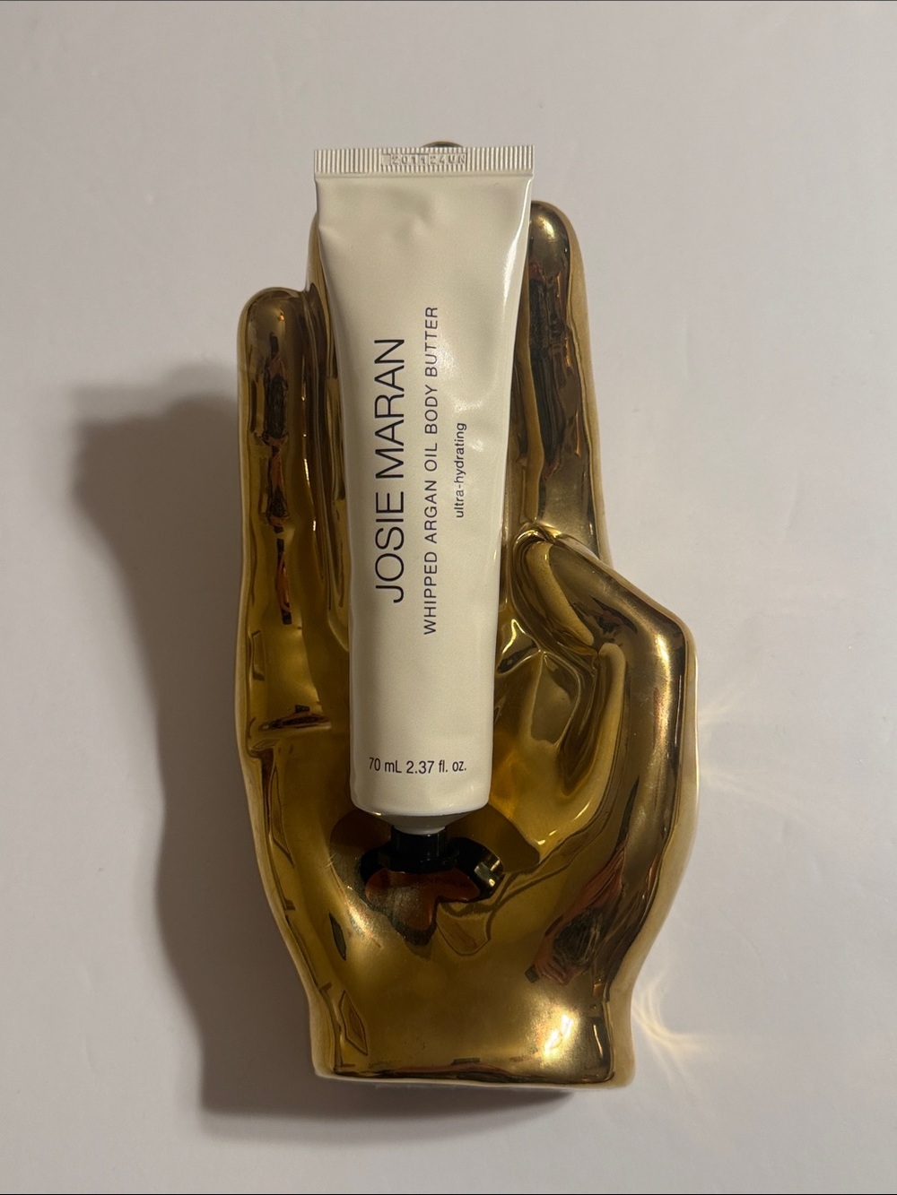 JOSIE MARAN Unscented Whipped Argan Oil Body Butter Ultra Hydrating 2.37oz